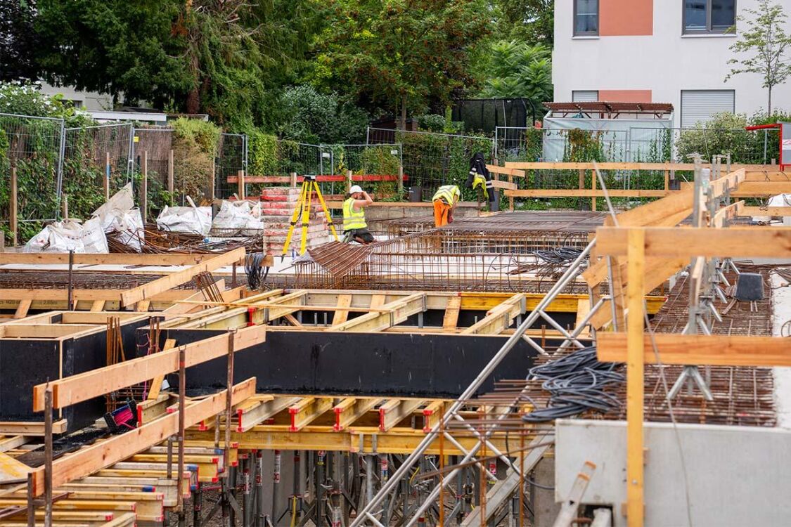 Betonage bei unserem aktuellen Rohbauprojekt