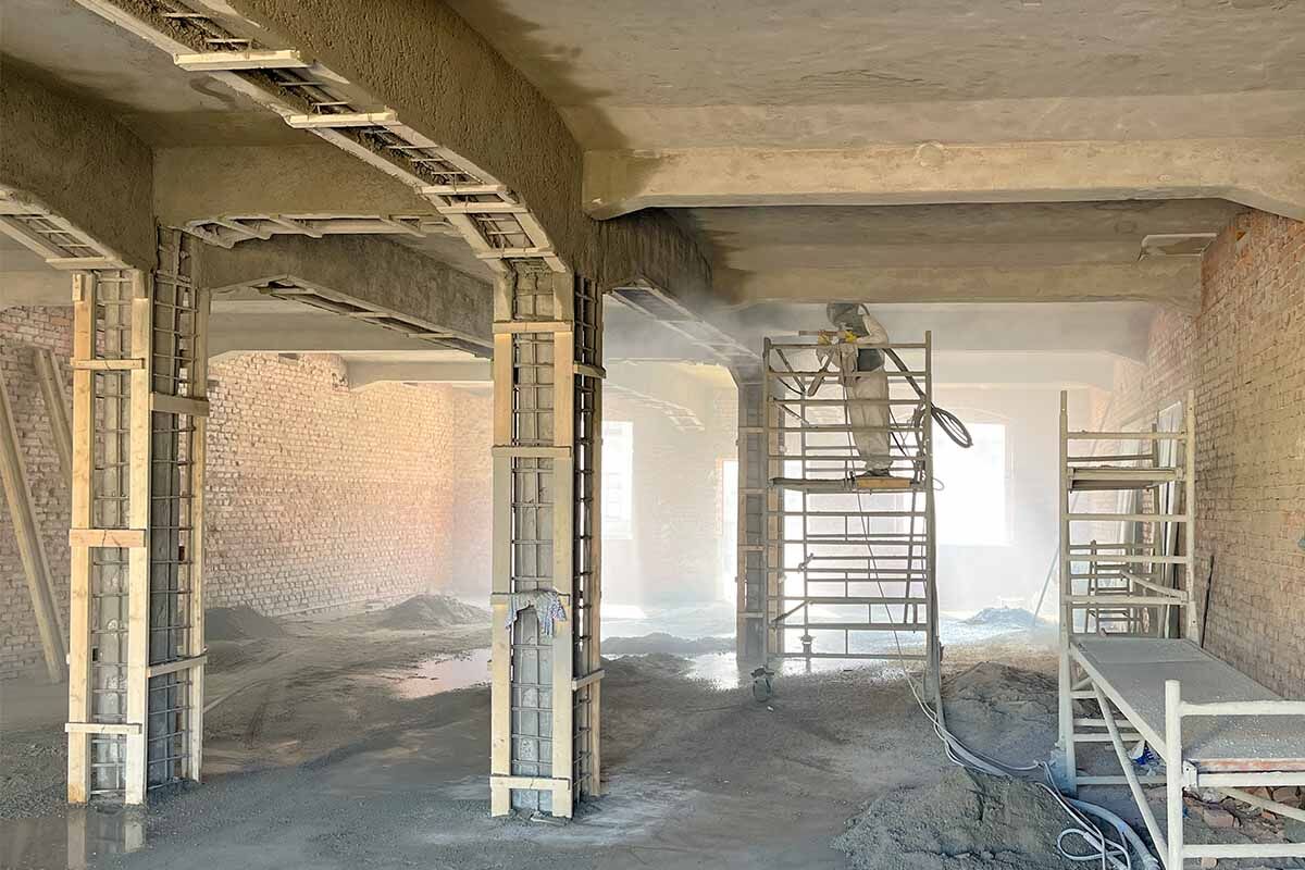 Denkmalgerechte Sanierung im Ostragehege Dresden