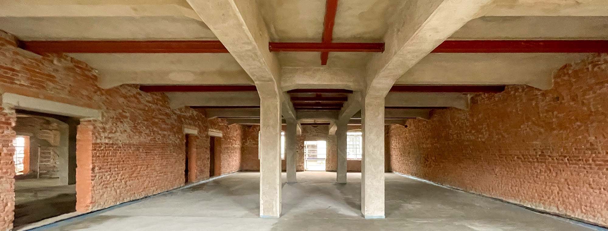 Denkmalgerechte Sanierung im Ostragehege Dresden