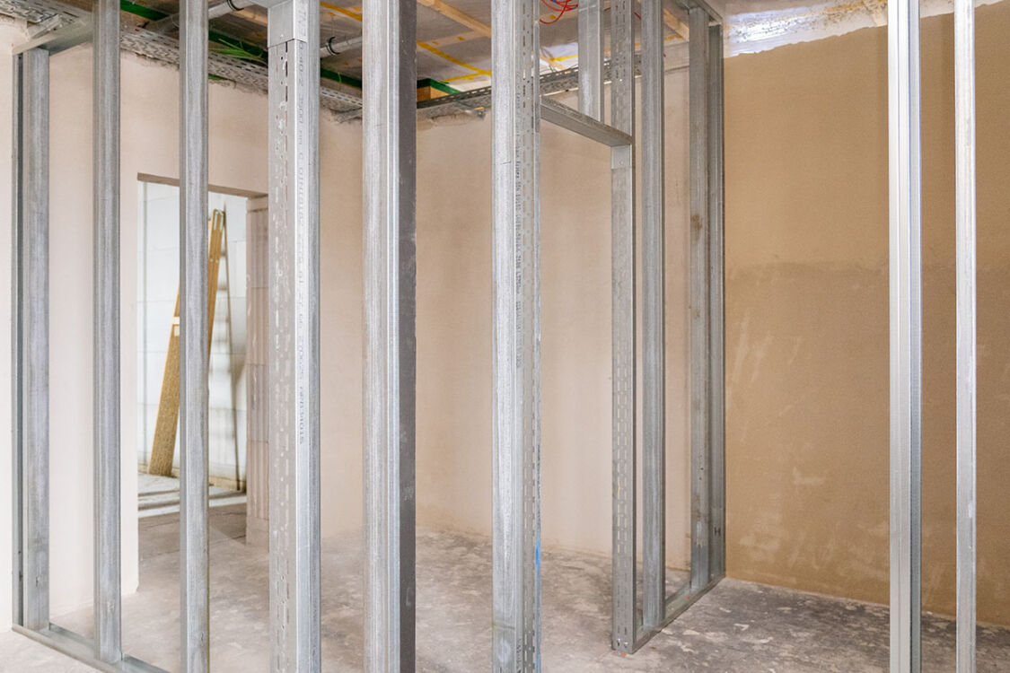 Innenausbau der DRK-Rettungswache schreitet voran