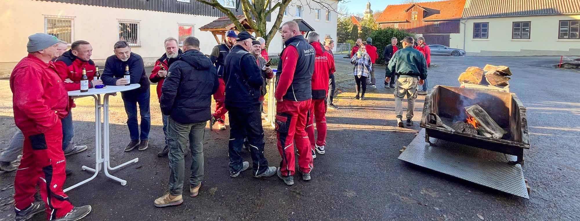 Weihnachtsfeier im Bauhof – Danke an unser bendl HTS-Team
