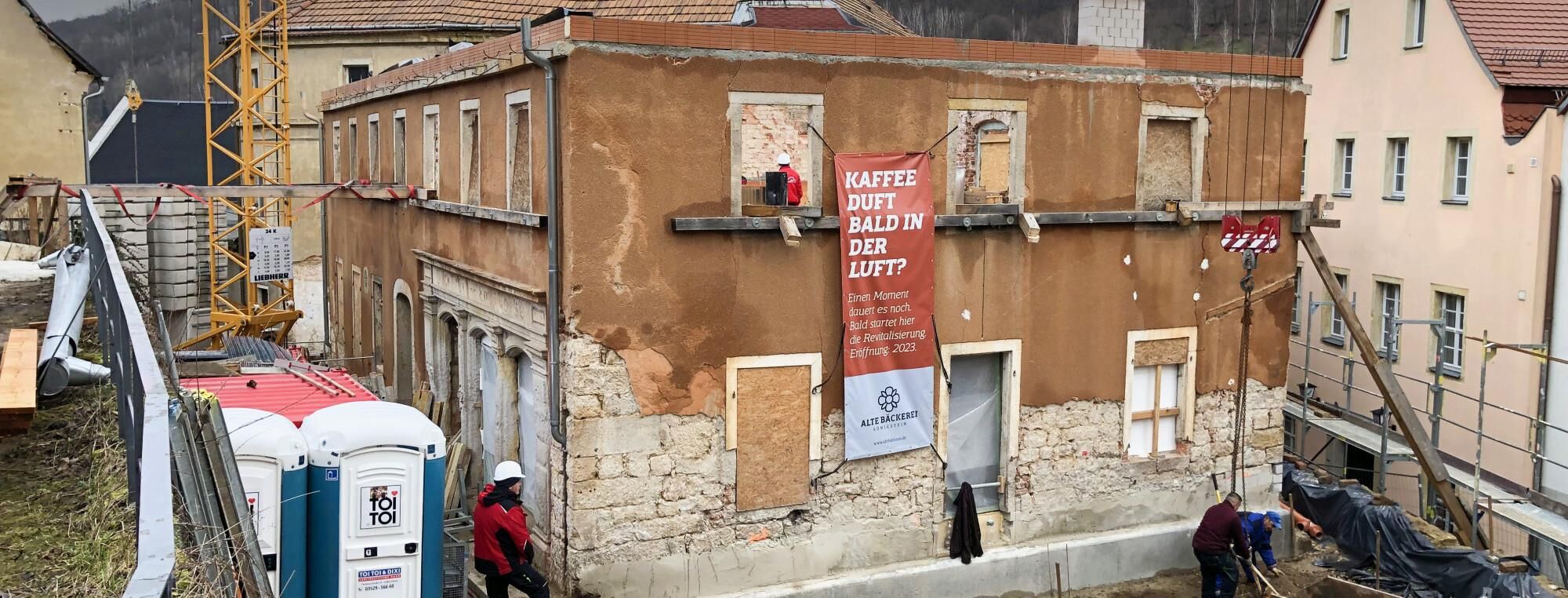 Aufwendige Sanierung Alte Bäckerei Königstein