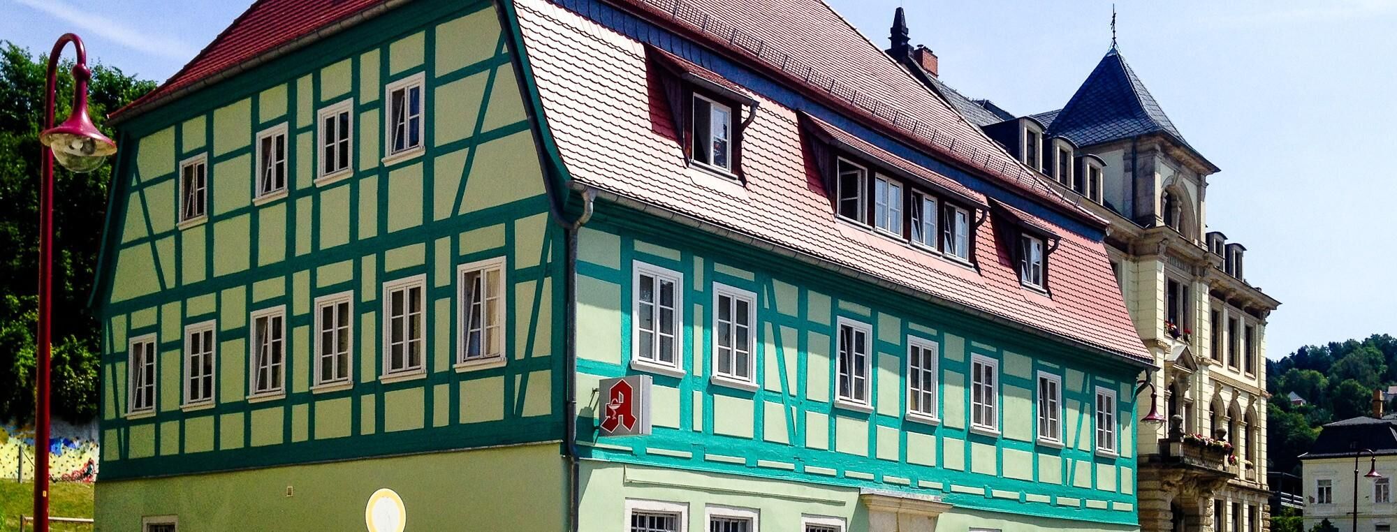 Fassadensanierung einer Fachwerkfassade