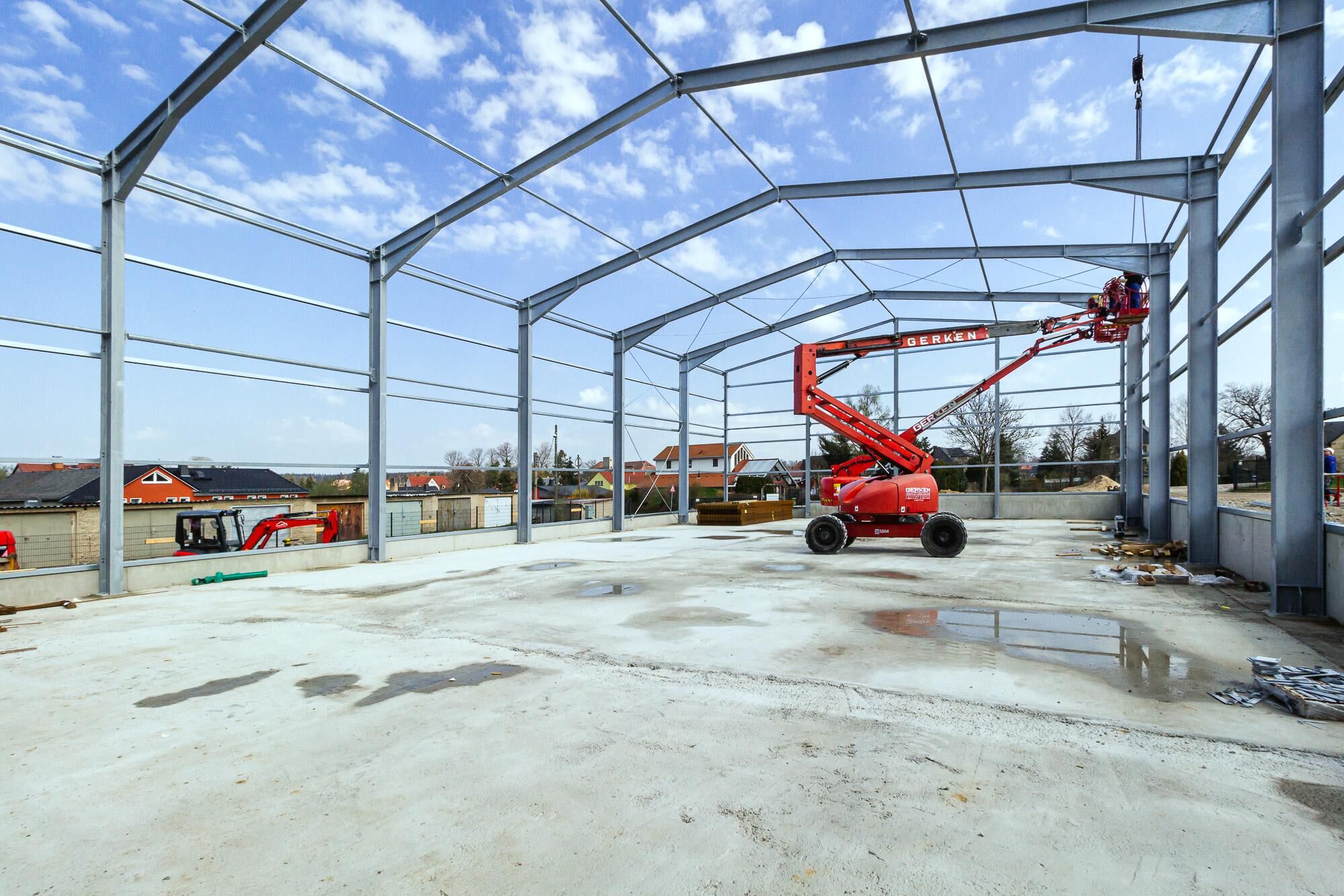 Gewerbebau Industriehalle SHZ Großröhrsdorf