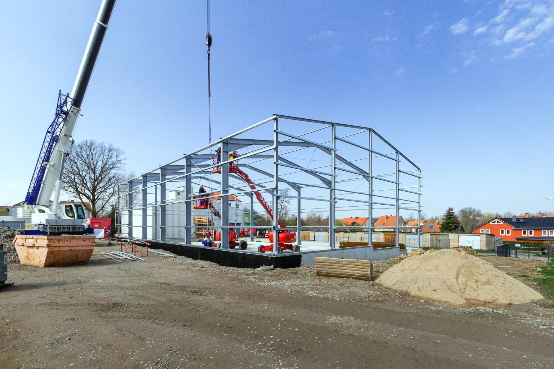 Gewerbebau Industriehalle SHZ Großröhrsdorf