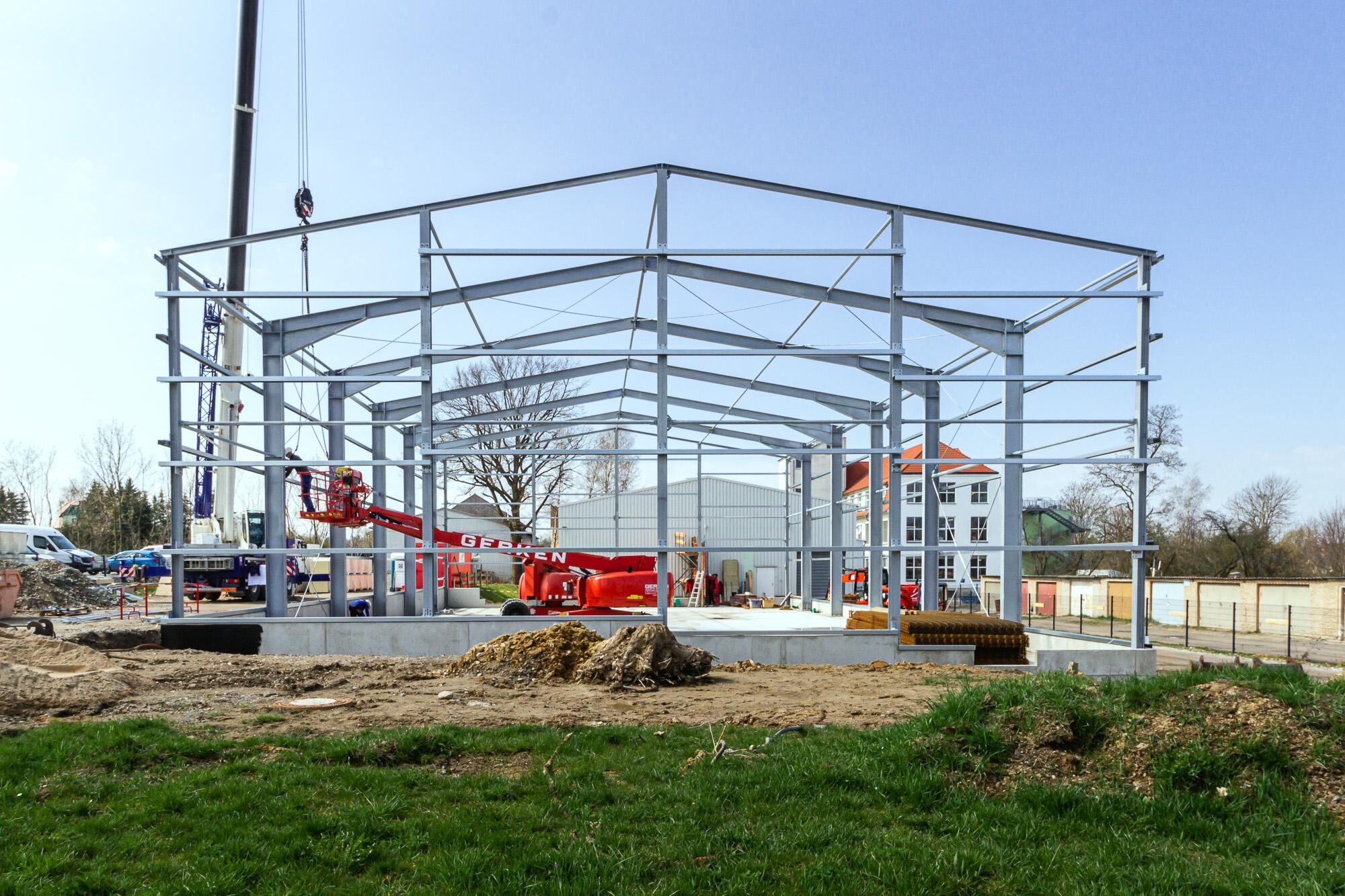 Gewerbebau Industriehalle SHZ Großröhrsdorf