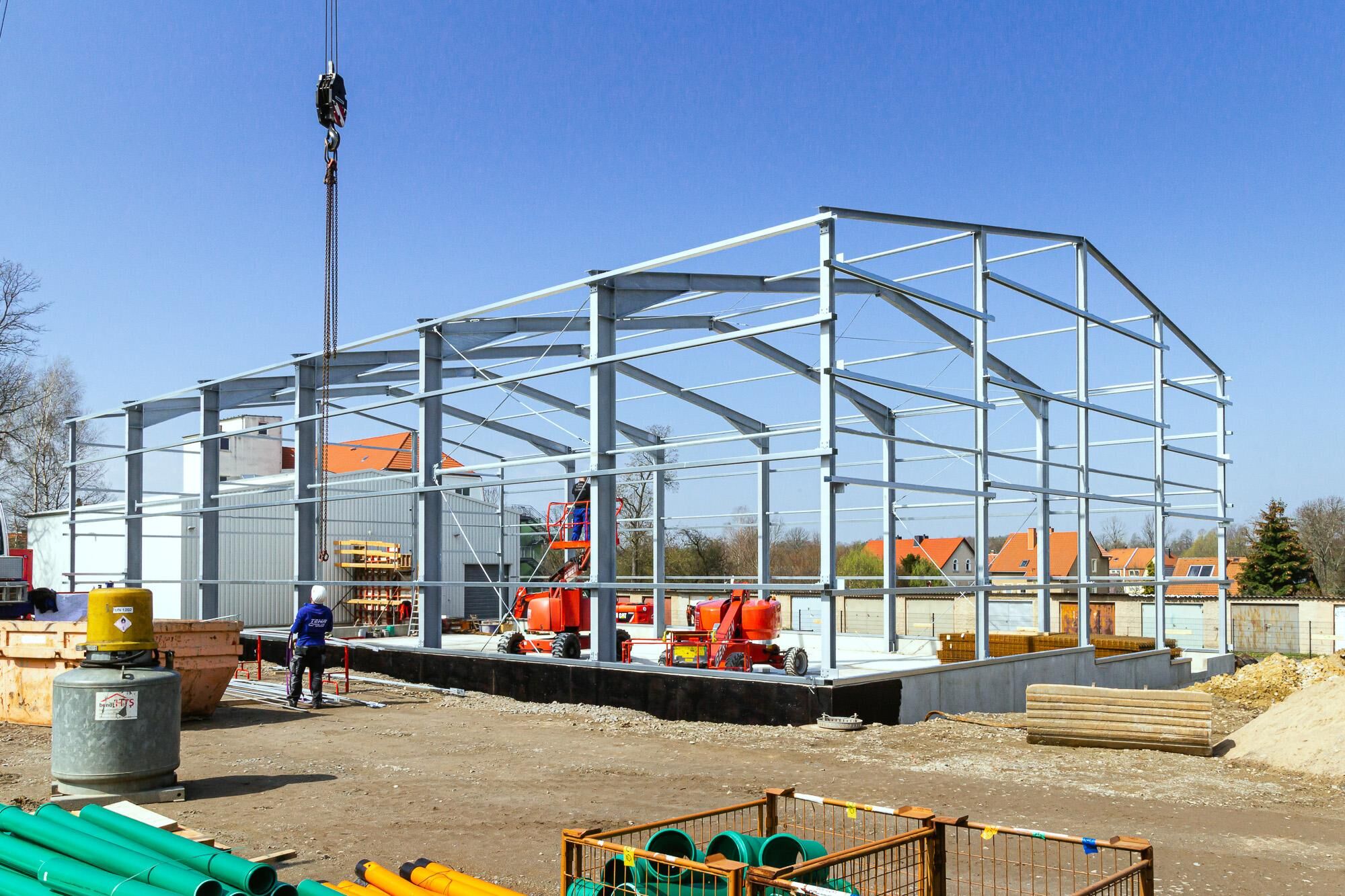 Gewerbebau Industriehalle SHZ Großröhrsdorf