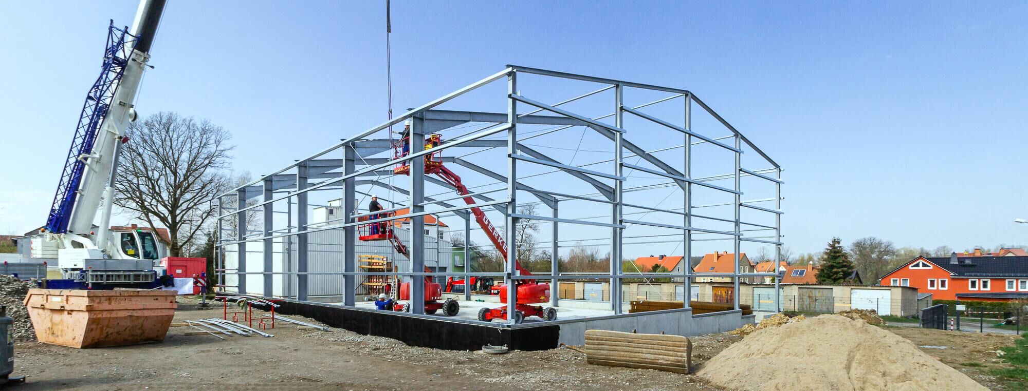 Gewerbebau Industriehalle SHZ Großröhrsdorf