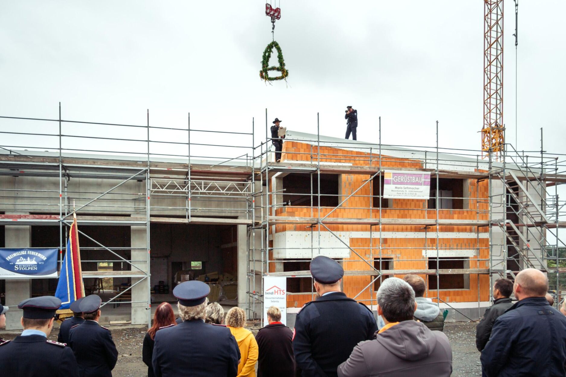Rohbau Feuerwehrhaus Stolpen