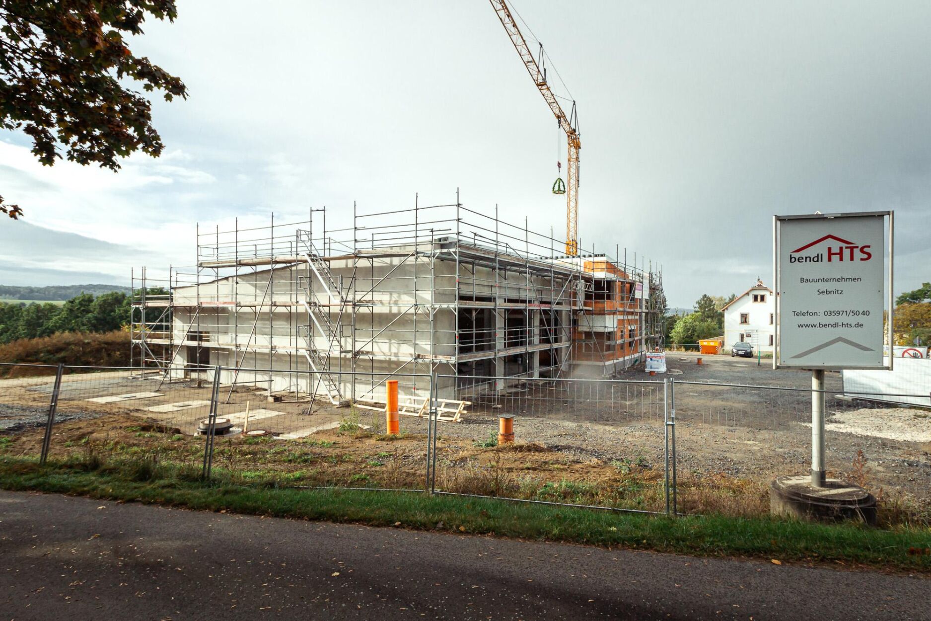 Rohbau Feuerwehrhaus Stolpen
