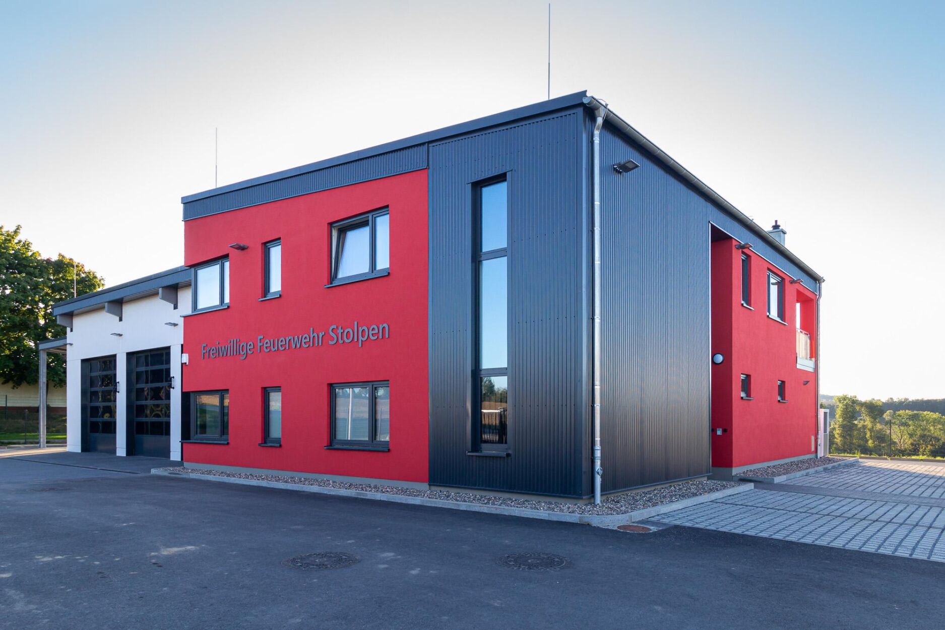 Rohbau Feuerwehrhaus Stolpen