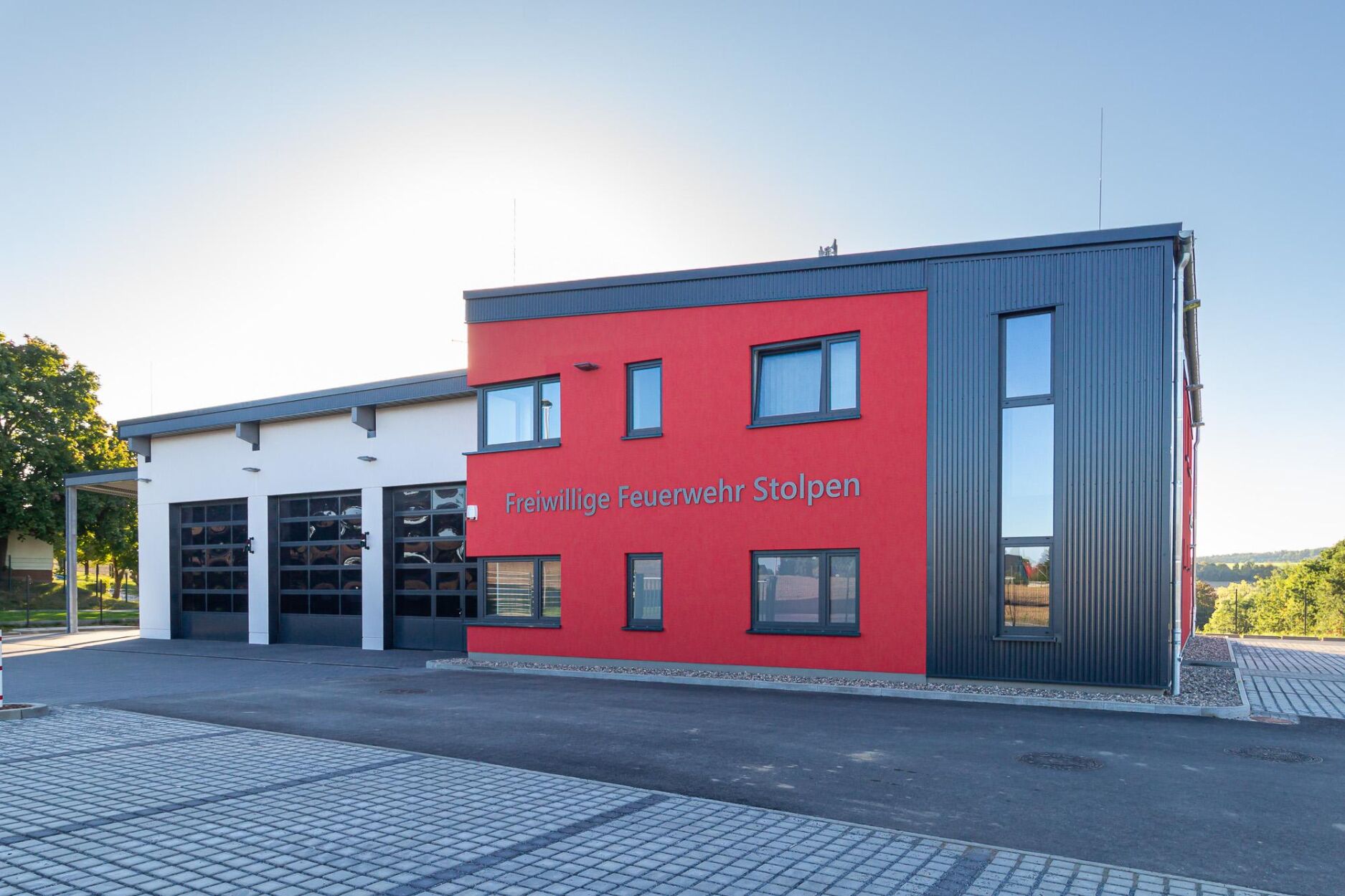 Rohbau Feuerwehrhaus Stolpen
