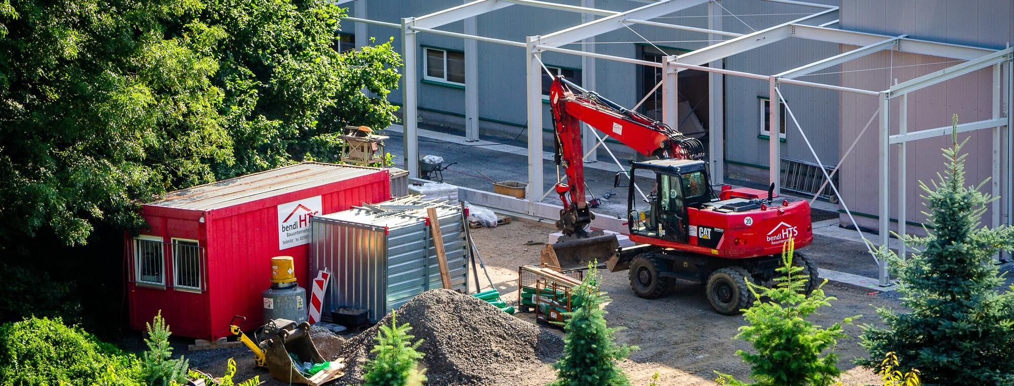 Rohbau Produktionshalle