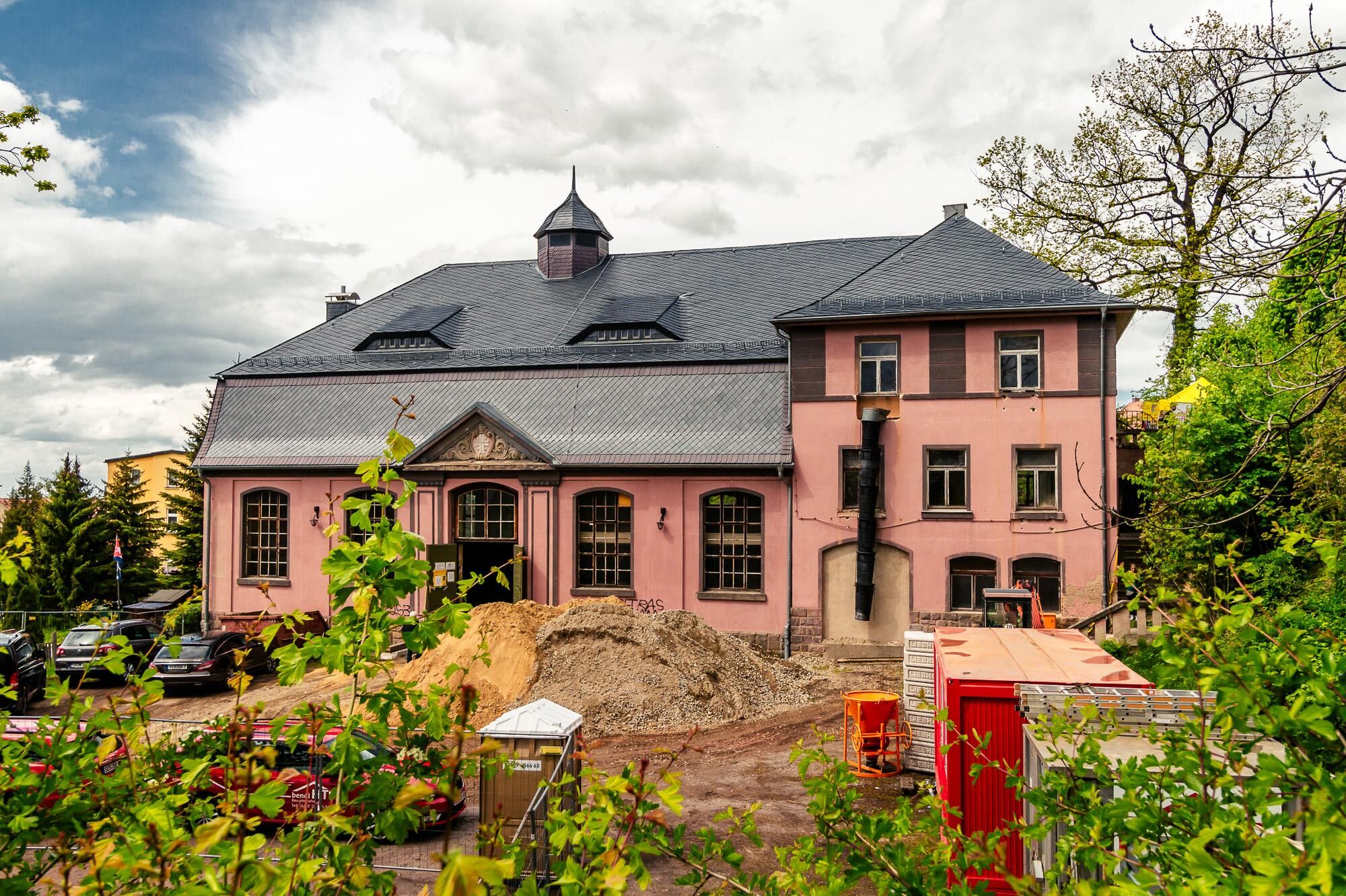 Rohbau Turnhalle in Stolpen