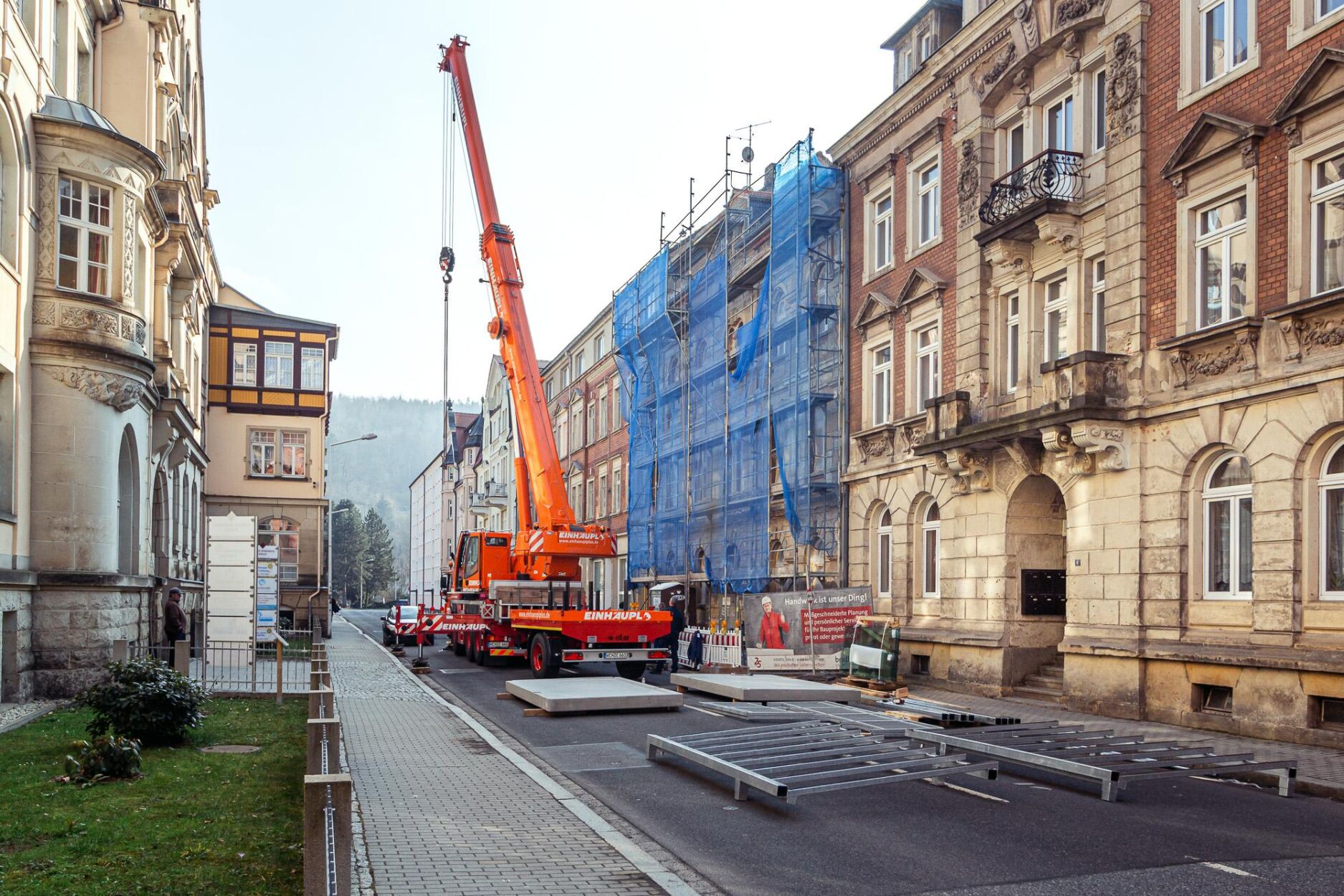 Sanierung und Balkonmontage Sebnitz