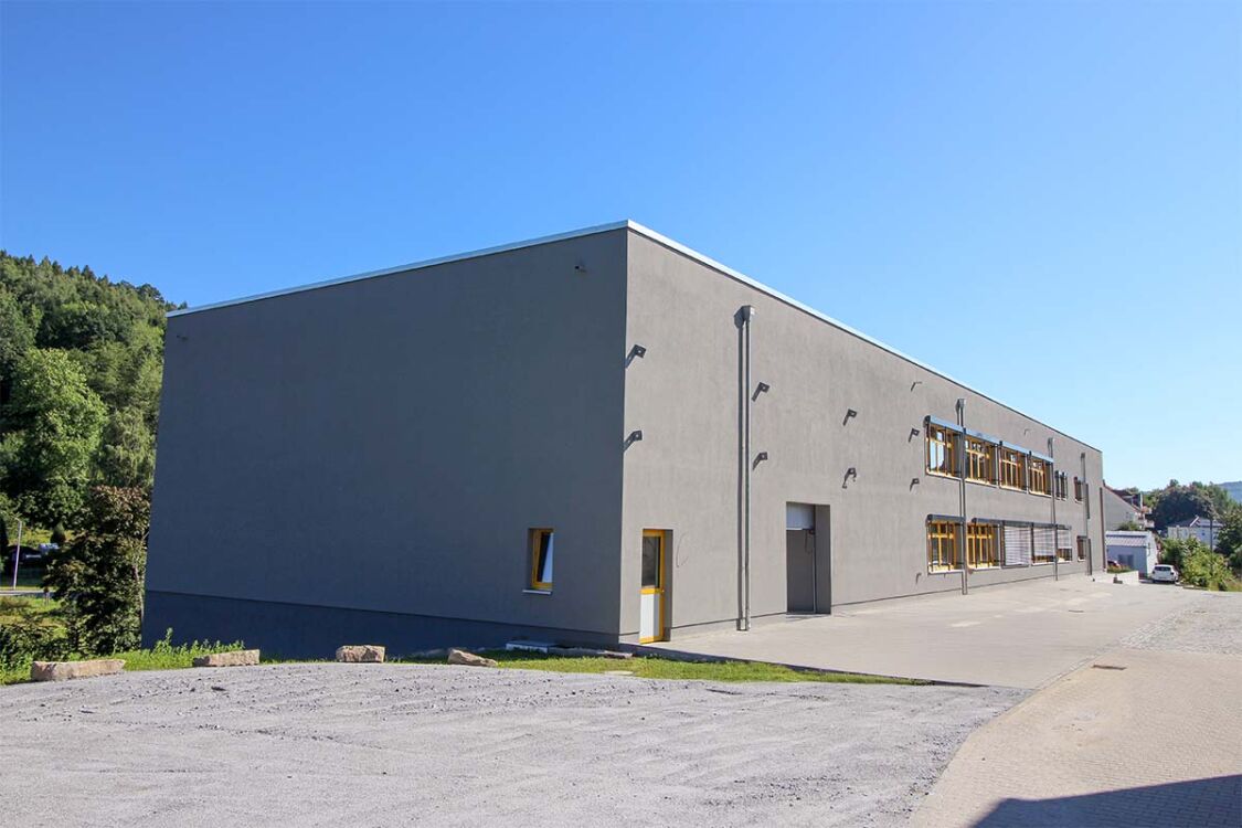 Schlüsselfertige Produktionshalle in Sebnitz