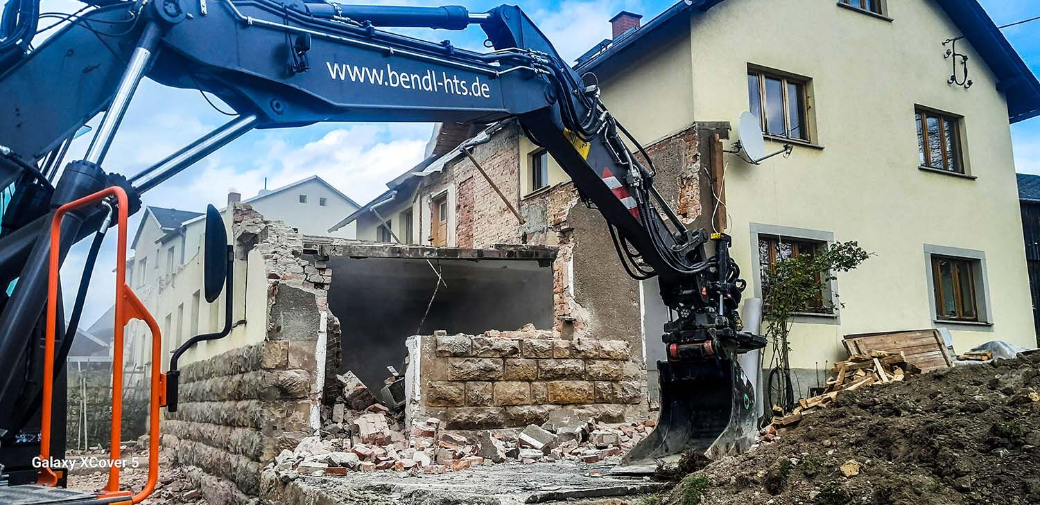 Rückbau vom Stallanbau